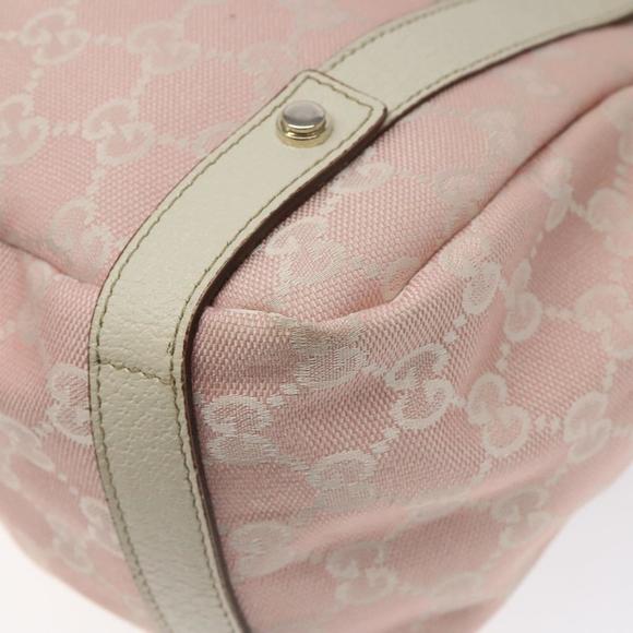 GUCCI GG Canvas Tote Bag Gold Pink 130736 Auth EC310 - Picture 9 of 16